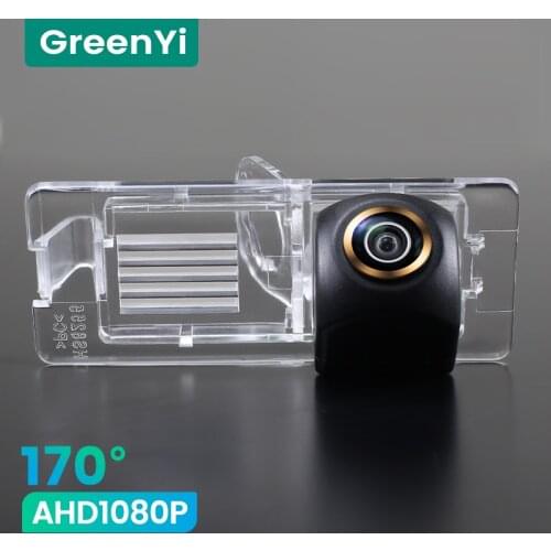 GreenYi 1080P HD 170° Car Rear View Camera For Renault Clio 4 IV Fluence Dacia Duster Megane 3 Terrano Reverse 4 pin Vehicle AHD