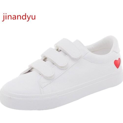 Pu Leather Sneakers Women Shoes Flats Leather Casual Shoes Fashion Flat Woman Vulcanize Shoes Non Slip White Sneaker Female Shoe
