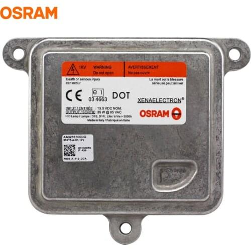 OSRAM 35XT6 12V 35W XENAELECTRON Original Car D1S D1R HID Headlight Xenon Ballast ECG for Automotive Gas Discharge (Pack of 1)