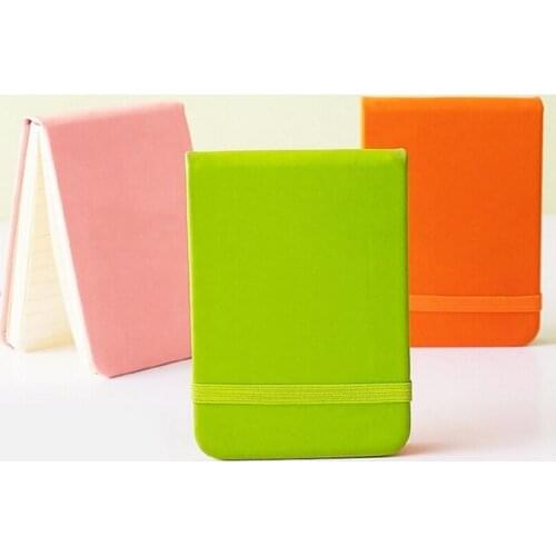 New Cute Notebook Portable Traveler Notepad MINI Long Sticky Note Home Office Storage Latest Stationery Candy Color