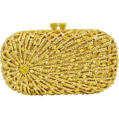 Fashion Luxury Evening Bag Rhinestones Besign Party Bag Female Wedding Clutches Purse A503
