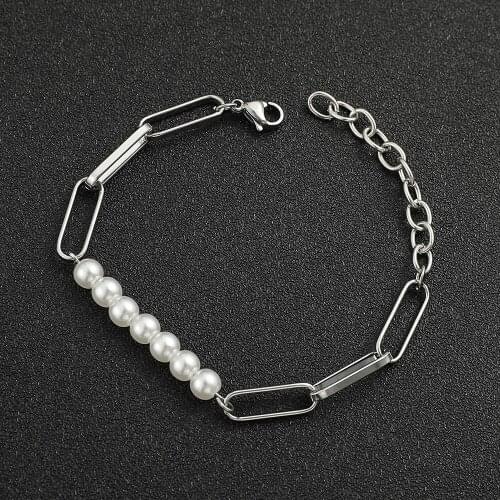 Trendy Long Pearl Bracelet Adjustable Design Durable Long Lasting Comfortable to Wear Pearl Style Bracelet Valentines Day Gift