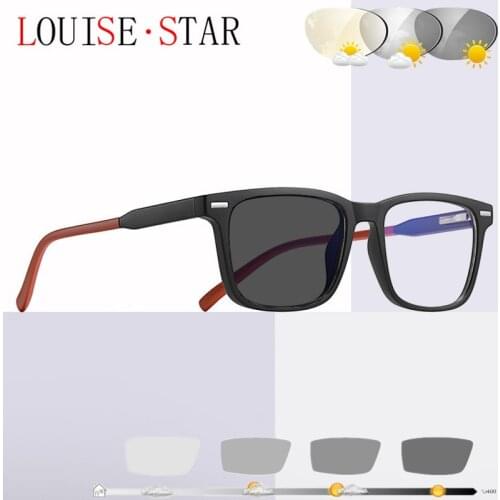 Mens Business Sun Transition Photochromic Reading Glasses Mens Womens Presbyopic Diopter Reading Glasses +0.25 +1.0 +1.5 +2.0