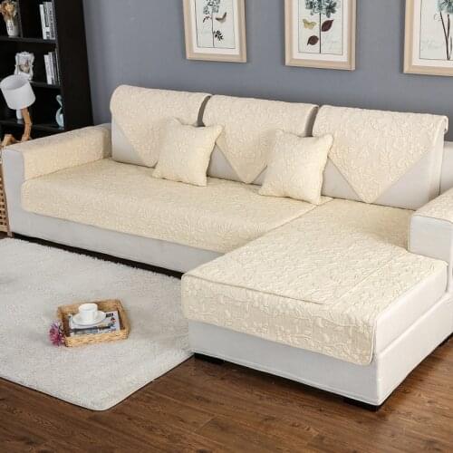 1 Piece Sectional Slipcovers Sofa Couch Cover L Shape Furniture Protector Placemat Couch Slipcover Protector Armrest Chair Cover