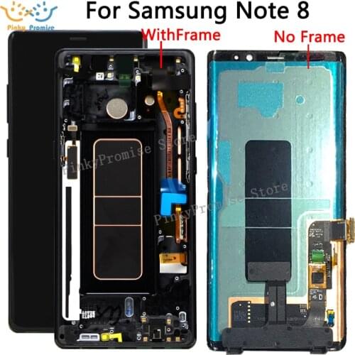 Black Gold Purple Blue 6.3'' Replacement LCD for SAMSUNG GALAXY Note 8 Note8 Display Touch Screen Digitizer Assembly