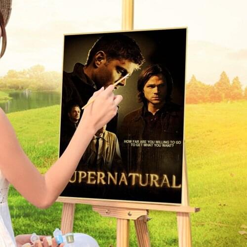 Supernatural Paint By Numbers Complete Kit Acrylic Paints 50*70 Boards By Numbers Wall Paintings Children Drawing