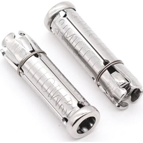 1pcs Stainless steel four piece fish scale expansion pipe inner gecko M6 M8 M10