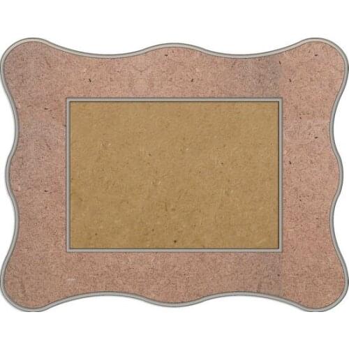 Wavy Picture Frame Wooden Object Code: ç5 paintable decorative objects декоративные предметы под роспись