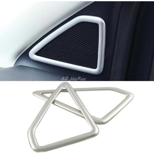 Accessories For Ford Kuga Escape 2017 ABS Matte Inner Door Audio Loudspeaker A Pillar Covers 2pcs