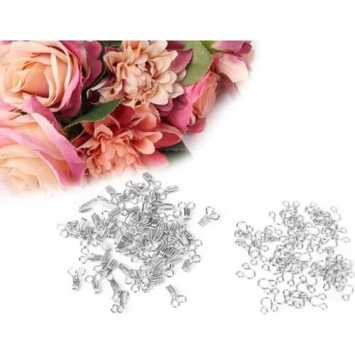 50 Pairs Hook and Eye Fasteners for Fur Dress Skirt Collar Bra Sew On DIY Accessory Apr