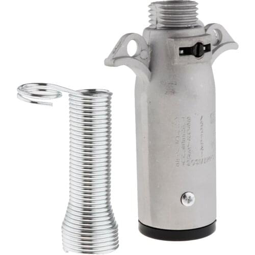 7 Pin Semi Trailer Connector BASE & PLUG - Standard Small Round METAL