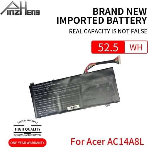 PINZHENG AC14A8L Laptop Battery For Acer Aspire VN7-571 VN7-571G VN7-591 VN7-591G VN7-791G MS2391 KT.0030G.001 11.4V 4605mAh