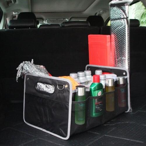 Car Trunk Organizer Box Storage Stowing Tidying Accessories For KIA Ceed Sportage Rio 3 4 Sorento Soul Spoiler Cerato Koup Forte