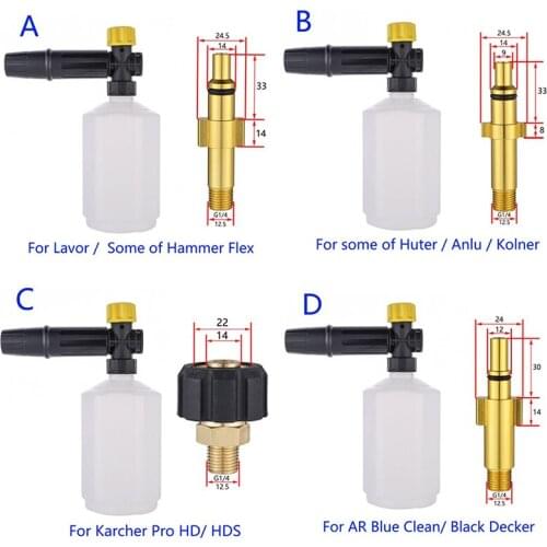 Car Foam Wash Snow Foam lance Foam Nozzle Foam Cannon High Pressure Washer