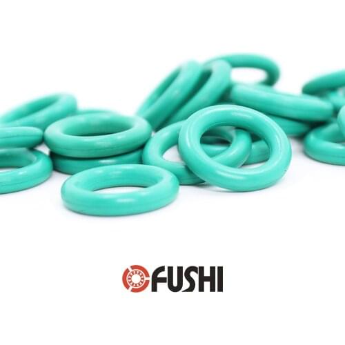 CS7mm FKM Rubber O RING ID 160/165/170/175/180/185*7 mm 2PCS O-Ring Fluorine Gasket Oil seal Green ORing