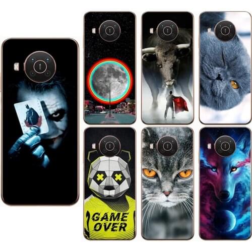 Animal Colorful Case for Nokia X10 Silicone Soft Covers for Nokia X20 Case Protector Baicvery Back Covers
