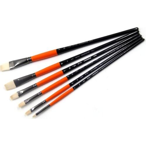 6 pcs/set Artists Wool Watercolor Brushes Acrylic Oil Brushes Gouache Paint Professional Brush Paint Brush Set art supplies