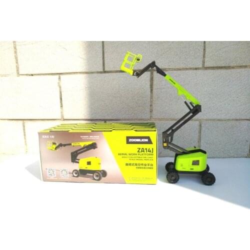 1/32 Scale Zoomlion ZA14J Aerial Work Platform Diecast Model Toy Collection NIB