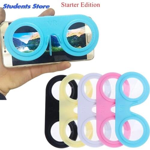 Mini Folding Virtual Reality Glasses 3D VR Smartphone Portable IOS Android