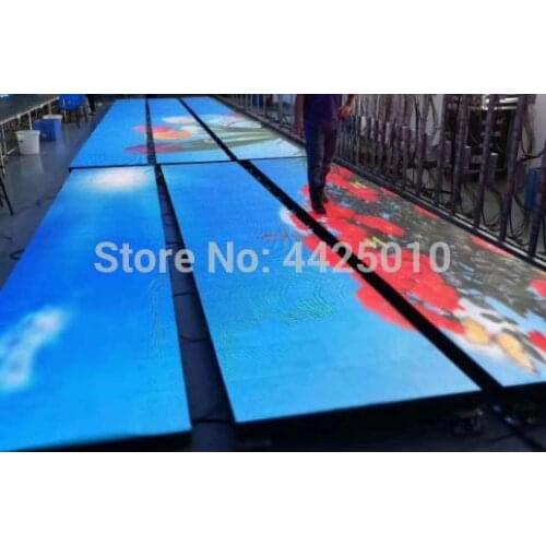 Floor tile screen P4.81 500*500mm（19.69in*19.69in) Special stage LED screen Aboveground LED display