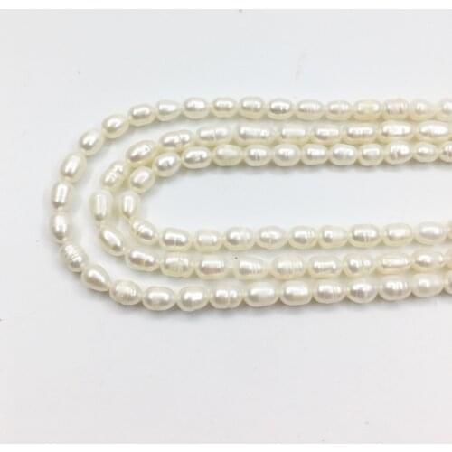 Eruifa 20pcs 6*8mm Natural Water Pearl Inartificial Beads Charms Pendant Jewelry DIY Hand making Earring Necklace Bracelet