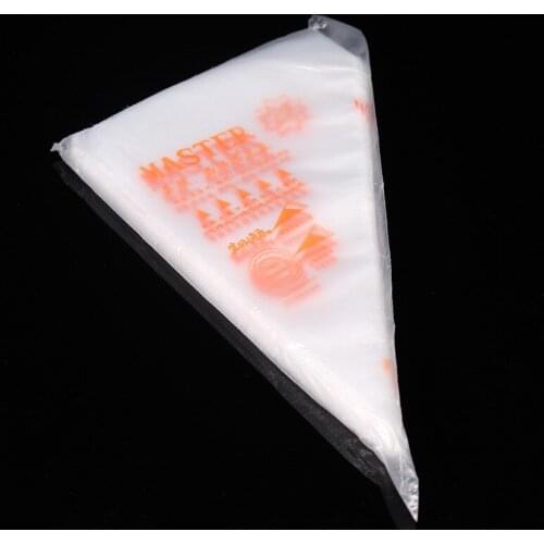 Small Size Disposable Piping Bag Icing Fondant Cake Cream Decorating Pastry Tip Tool 100 PCS
