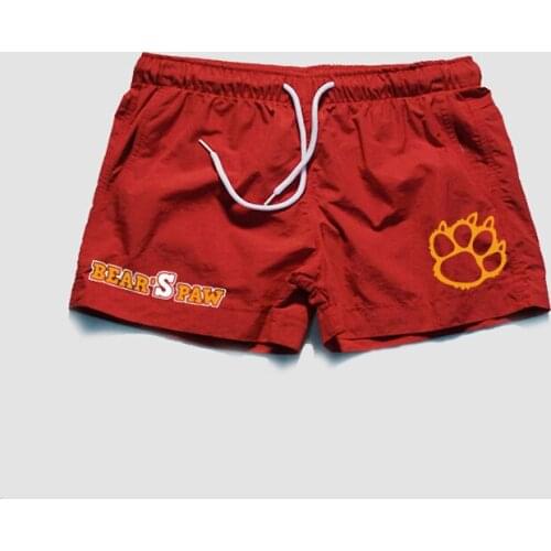 Bears Paw Print Plus Size Bear Claw Mens Board Shorts Gay Bear Boxers Underwear Trunks Designed For Bear 5 Colors M L XL XXL