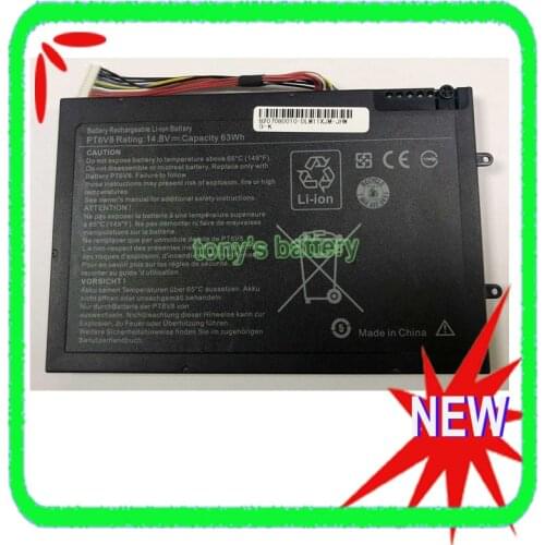 New Battery for DELL Alienware M11x M14x R1 R2 R3 PT6V8 8P6X6 T7YJR P06T O8P6X6 14.8V 63WH