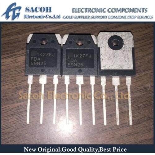 New Original 10PCS/Lot FDA59N25 or FDA59N30 or FDA69N25 or FDA70N20 TO-3P 59A 250V/300V N-ch Power MOSFET