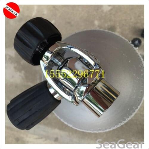 Diving bottle Transfiller Yoke Adapter tank fill connector G5/8 Deluxe DIN to Yoke Converter 17mm 20mm 25mm depth