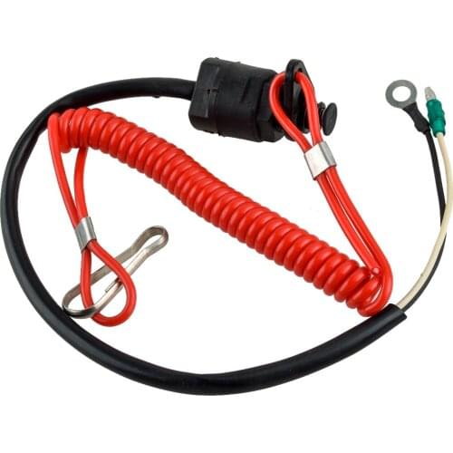Boat Kill Switch Tether Cord Lanyard 3mm Fit For Marine Mercury Tohatsu Motorboat Outboard Motors Without Battery Electric Start