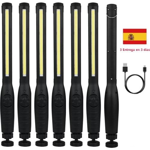 10X COB LED Portable Emergency Flashlight 3000mAh USB Work Light 180° Inspection Lamp 1Mode Table Desk Light Camping Lantern