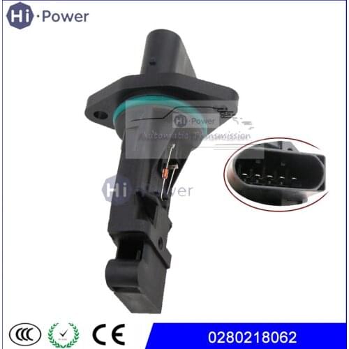0280218062 Mass Air Flow Meter MAF Sensor 13627830359 13627839014 For BMW E46 E60 E61 E63 E64 E85 M3 M5 M6 Z4 5.0L V10 3.2L l6