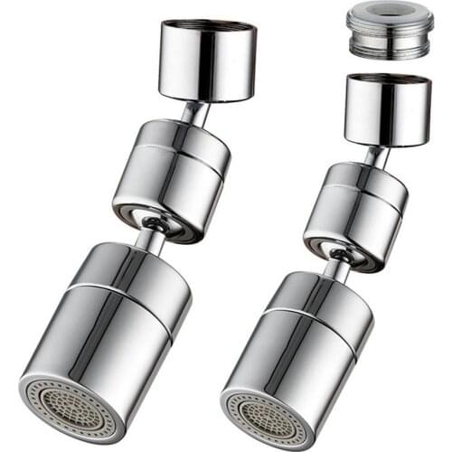 1080 Degree Swivel Kitchen Adjustable Splash-proof Filter Faucet Dual Mode Sprayer Filter Lengthen Extender Sink Accessories