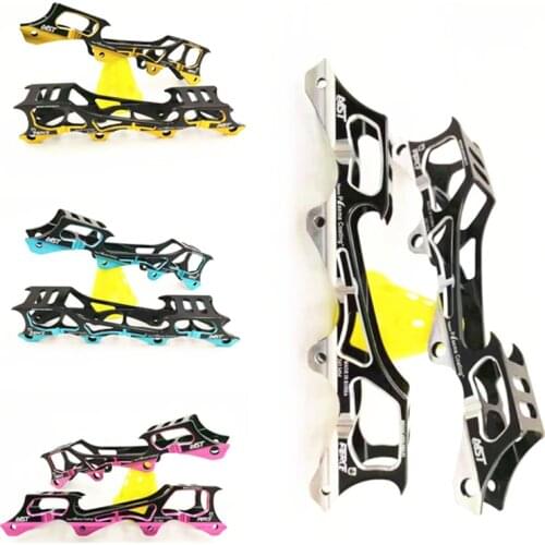 Red Golden Purple Golden Inline Skate Frame for Powerslide For RollerBade For SEBA Rockered Rockering 219mm 231mm 243mm