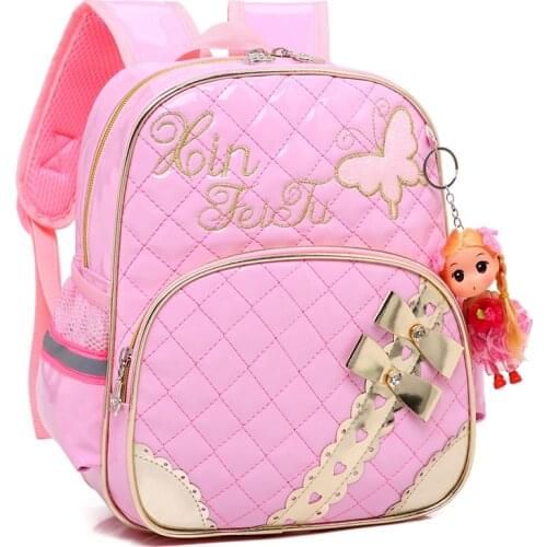 ZHIERNA Cartoon Backpack School bag Children Package For Boys Girls Breathable Reduce the burden of the spine Grade 1-3-6 Kids