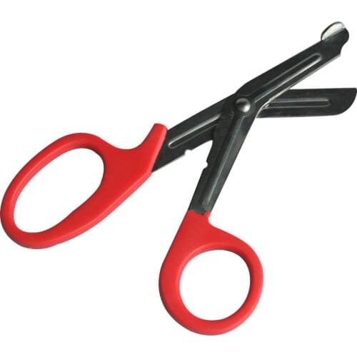 10Pcs Nurse/Medical EDC Gear Curved Blade EMT Shear Stainless Steel Paramedical Trauma Durable Scissors For Emergency Use 18cm