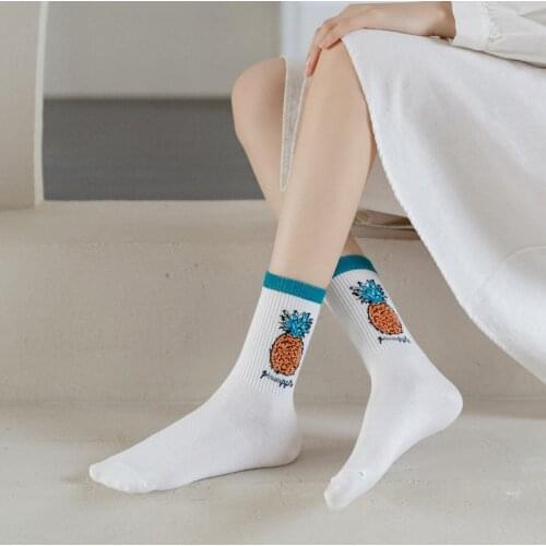 2021 New Japanese Korean Style Kawaii Cartoon Woman Socks Cotton for Spring Autumn Winter Funny Socks Women 5701
