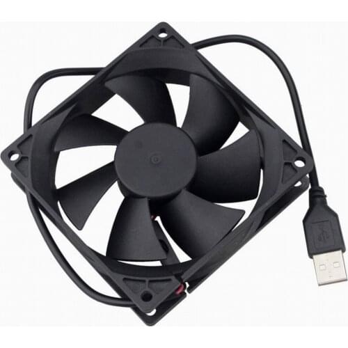 50 Pieces Gdstime 5V USB Connector 92x92x25mm 9cm Brushless DC CPU Computer Case Cooling Cooler Fan 92mm x 25mm 90mm 9225s