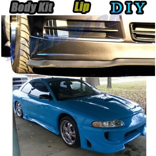 Car Bumper Lip Front Spoiler Skirt Deflector For Chrysler Sebring Tune Car Modified Body Kit VIP Hella Flush Lips