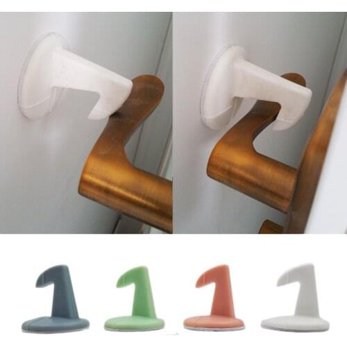 Silent Cute Door Stops Colorful Protection Door Stoper Door Silicone Doors Safe Anti-collision Doorstoper Crash Pad Doorstop