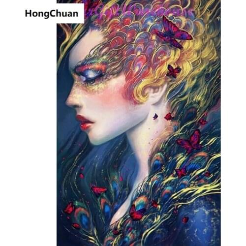 Fast delivery sexy beauty high-end 5D DIY square/round diamond painting mosaic diamond cross stitch home decoration art gift