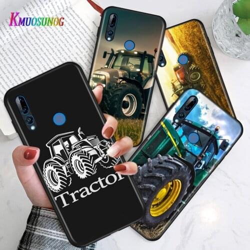 Big Tire Tractor Car Cover For Honor 30i 10i 10X 9X 8X MAX 20 10 9 8 8A 8C 8S Prime 7A Pro Lite Phone Case