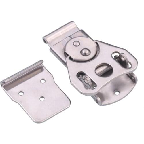 Free shipping metal hasp Dovetail buckle luggage lock industrial fastener bag hardware air box lock tool case equipment buckle