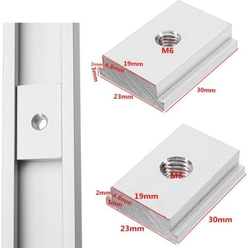M6 M8 T Slot Nut T-Track Sliding Nut For Woodworking Tool Slot Fastener