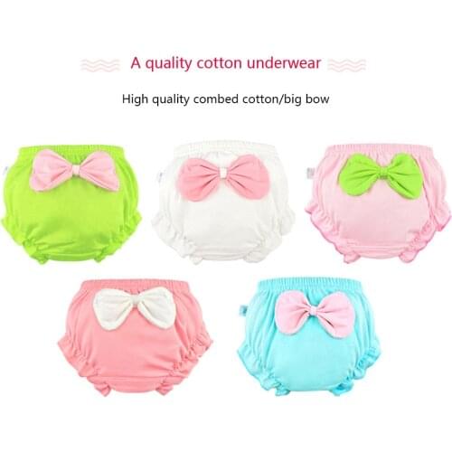 Cotton Baby Girls Briefs Panties for Kids Shorts Underwear Children Underpants 1Pcs/lot