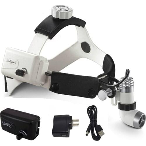 ENT Plastic Sugery Pet Clinic Examination Light Wireless Medical Headlight 3W LED Headlamp Dental Surgical Head Light KD-200