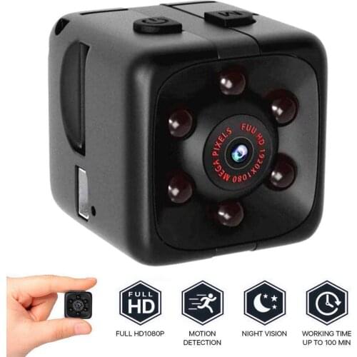 Sensor Night Vision Mini Surveillance Recorder Cam Night Vision Camera Camera HD Camcorder 1080P Monitor Small Security Camera