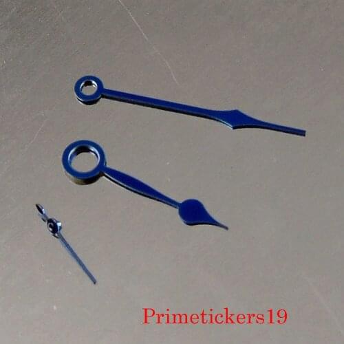 For ETA 6497 6498 Hand Winding Movement Watch Hands Set Blue Color Wristwatch Accessories