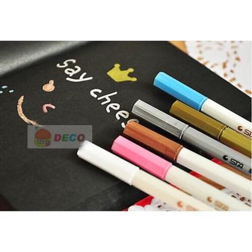 New metal color gel pen for album, Korean style School pen, Stationery,Wholesale (SS-6363)
